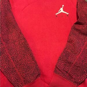 Red Jordan Air Sweatshirt